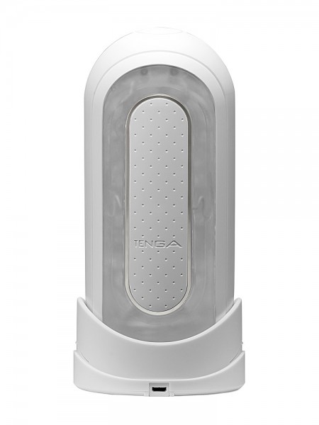 Tenga Flip Zero Vibration: Masturbator, transparent/weiß