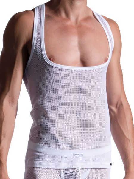MANSTORE M2181: Workout Shirt, weiß