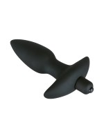 Black Velvets Vibrating Medium: Vibro-Analplug, schwarz
