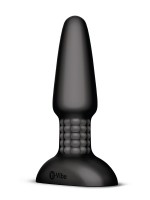 B-Vibe Rimming: Vibro-Plug mit Fernbedienung, schwarz