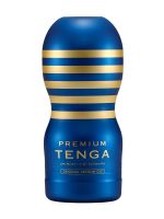 Tenga Premium Original Vacuum: Masturbator, blau/gold