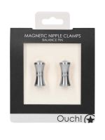 Ouch! Magnetic Balance Pin: Nippelklemmen, silber