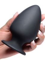 Squeeze-It Squeezable: Anal-Plug, schwarz