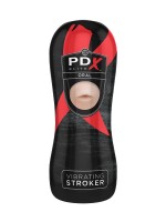 PDX Elite Vibrating Oral Stroker: Masturbator, haut