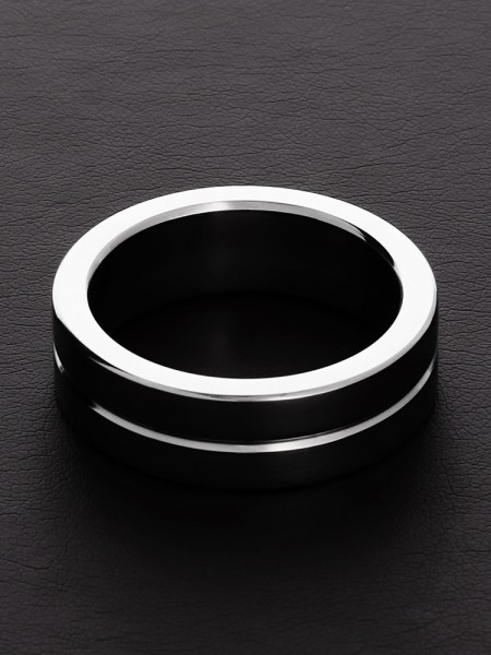 Triune Single Grooved C-Ring: Edelstahl-Penisring