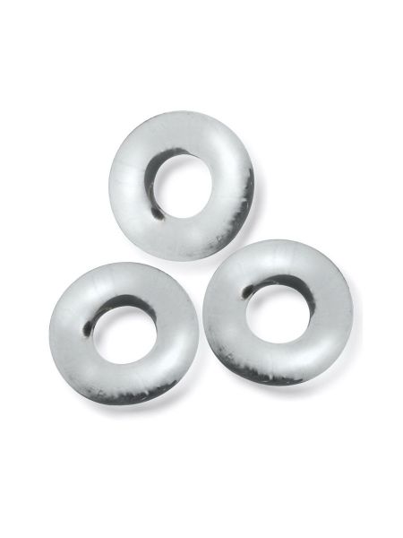 Oxballs Fat Willy: Cockring 3er-Pack, clear