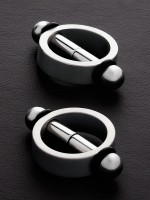 Triune Magnetic Nipple Pinchers: Edelstahl-Magnet-Nippelclips, schwarz