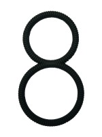 Malesation 8 Ring: Penis-/Hodenring, schwarz