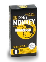 The Crazy Monkey Condoms Banana 12er Pack