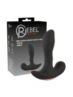 Rebel RC Prostate Plug with 2 Functions: Anal-Vibrator, schwarz