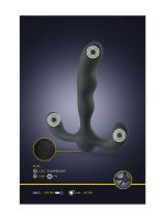 ANOS Flexible Prostate: Vibro-Analplug, schwarz