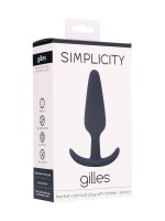 Simplicity Gilles: Analplug, schwarz
