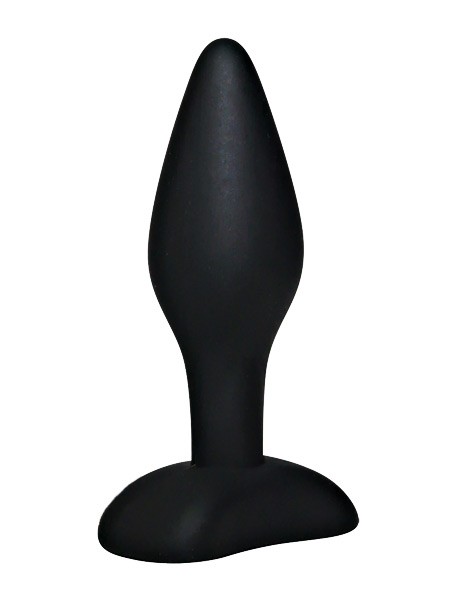 Black Velvet Large: Analplug, schwarz