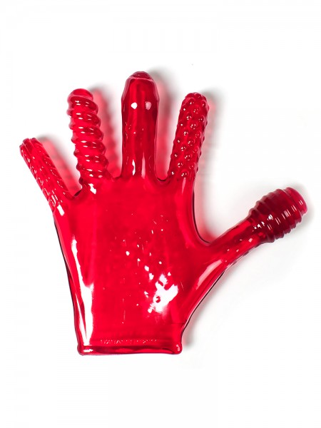Finger Fuck: Penetrationshandschuh, rot