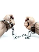 Black Label Stainless Steel Police Handcuffs: Edelstahl-Handschellen