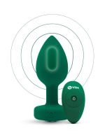 B-Vibe Vibrating Jewel: Vibro-Analplug, emerald
