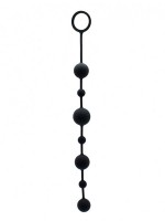 Silikon-Analkette (34cm), schwarz