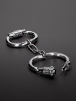 Triune Handcuffs with Combination Lock: Edelstahl-Handschellen