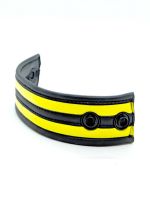 Neoprene Racer Ball Strap: Hodenring, schwarz/gelb