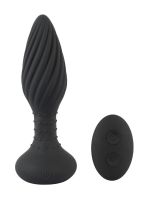 Anos Remote Controlled Butt Plug: Vibro-Analplug mit Fernbedienung, schwarz
