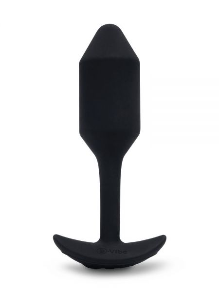 B-Vibe Vibrating Snug Plug M: Vibro-Analplug, schwarz