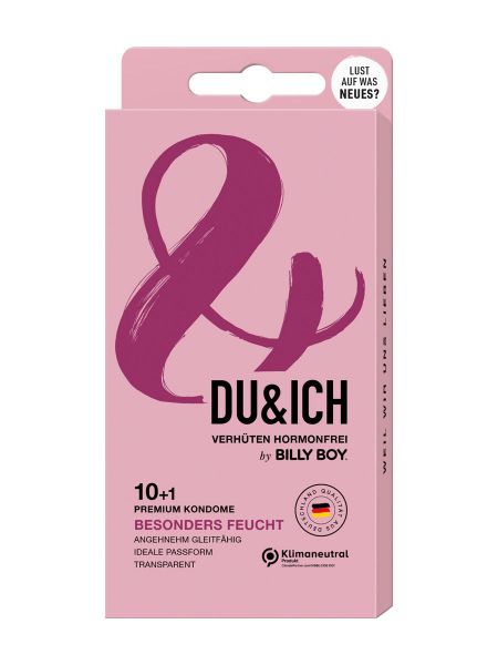 DU & ICH by Billy Boy: Premium Kondome 10+1