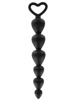 Bottom Beads: Analkette, schwarz