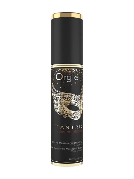 Orgie Tantric Divine Nectar: Massageöl mit Glanzeffekt (200 ml)