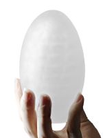 LOVE TOY Giant Egg Purple: Masturbator, transparent