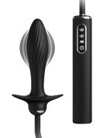 Anal Fantasy Auto-Throb Inflatable Vibrating Plug: Aufpumpbarer Analplug, schwarz