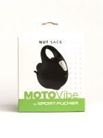 Sport Fucker MOTOVibe NutSack: Vibro-Penis-Hodenring, schwarz