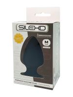 Silexd Premium Silicone Plug M: Analplug 4,3“, schwarz