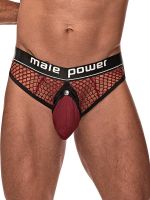 Male Power Cock Pit: Ring Thong, burgundy