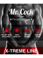 Mr. Cock Extreme Line Deep Pearl: Edelstahl-Dilator 17cm, silber