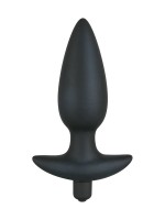 Black Velvets Vibrating Large: Vibro-Analplug, schwarz