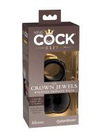 King Cock Crown Jewels Weighted Swinging Balls: Penisring mit Gewicht, schwarz