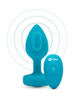 B-Vibe Vibrating Jewel: Vibro-Analplug, aquamarine