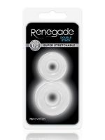 Renegade Double Stack: Penisring 2er Set, Transparent