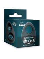 Mr. Cock Duo: Penis-/Hodenring, schwarz