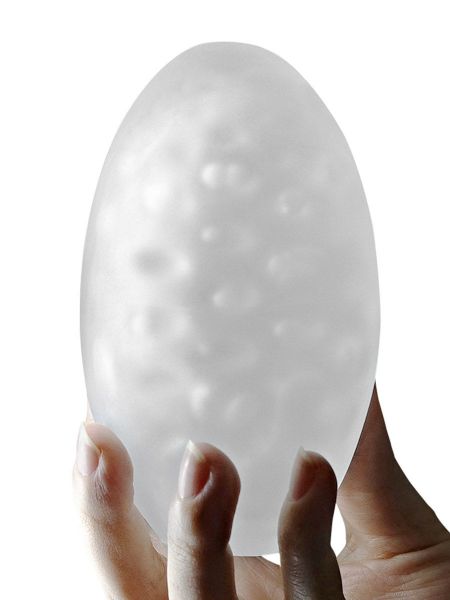 LOVE TOY Giant Egg Red: Masturbator, transparent