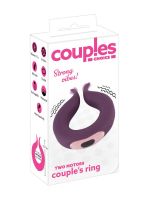 Couples Choice Two Motors Couple Ring: Paarvibrator, lila