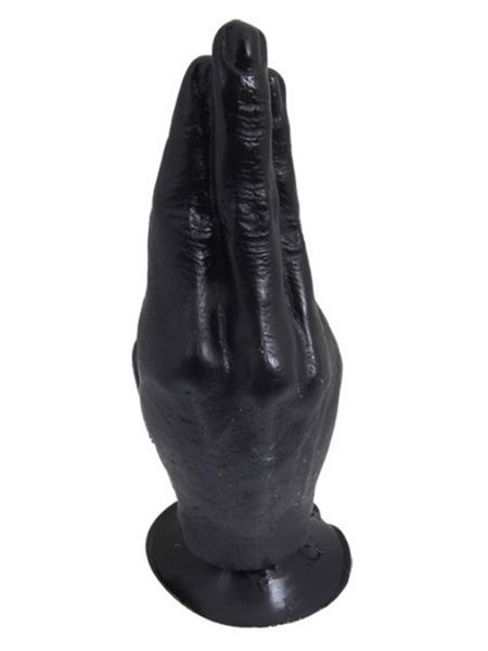 Hand: Dildo 21cm, schwarz