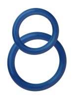 POTENZduo S: Penisringe-Set, blau