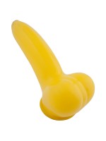 Toylie Banane: Latex-Penis-Hodenhülle (15cm), gelb