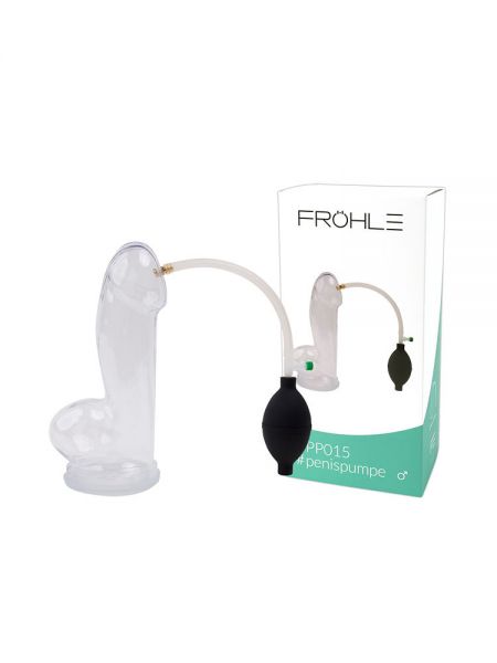 Fröhle: PP015 Realistische Penispumpe, glasklar