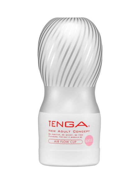 Tenga Air Flow Cup Gentle: Masturbator, weiß