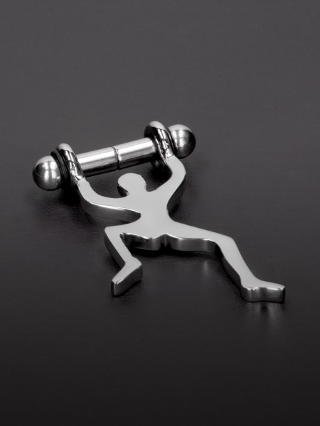 Triune Climbing Man Magnetic Nipple Pinchers: Edelstahl-Magnet-Nippelclips