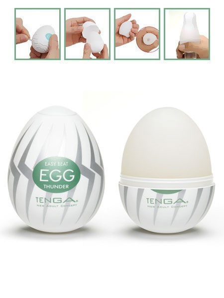 Tenga Ona Egg Thunder: Einweg-Masturbator