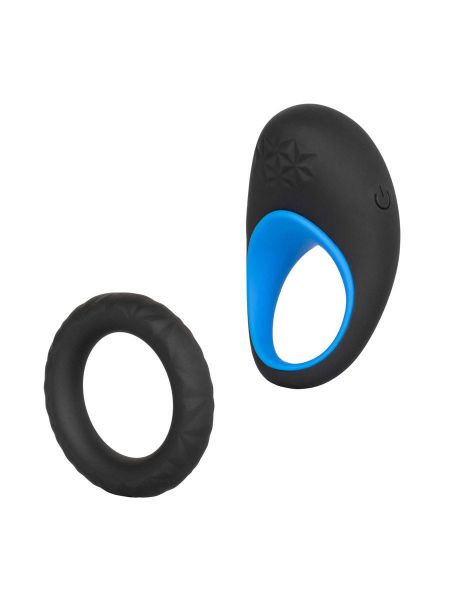 Link Up Max: Vibro-Penisring Set, schwarz/blau