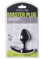 Perfect Fit Master Plug S: Analplug, schwarz